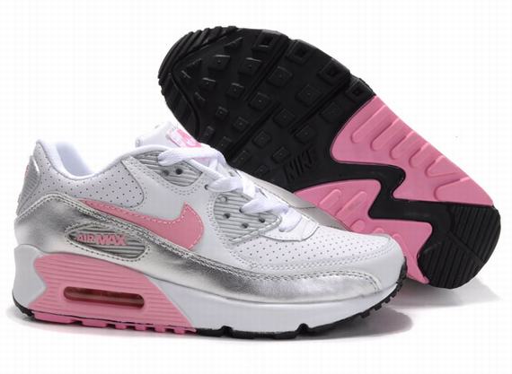 Nike Air Max Shoes Womens Pink/White/Silver Online